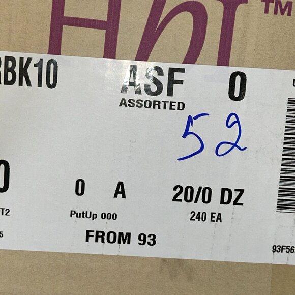 Hanes Girls’ Tagless Briefs – LOT 52 - 240 pcs – 24 packs (10 ea) – Sz 10 - NEW - Picture 3 of 3